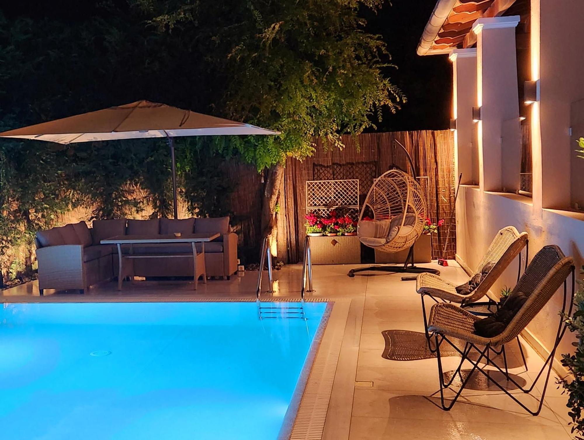 Villa Butterfly - Heated Private Pool & Jacuzzi Alepou Bagian luar foto